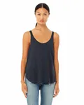 Ladies' Flowy Side Slit Tank Heather Navy