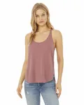 Ladies' Flowy Side Slit Tank Mauve