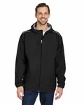 Veste imperméable à glissière intégrale Challenger pour hommes NOIR