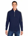 Men's Market Snag Protect Mesh Colorblock Quarter-Zip CLASSC NVY