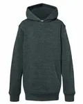 Jugend Triblend Pullover Sweatshirt mit Kapuze Schwarzes Triblend
