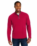 Origin Performance Pique Quarter-Zip für Männer CLASSC ROT