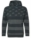 Jugend Triblend Pullover Sweatshirt mit Kapuze Blk Str Strp Trb
