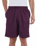 Pantaloncino adulto in rete con tasche Marrone