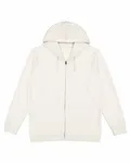Felpa unisex con cappuccio a zip intera Erica naturale