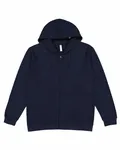 Felpa unisex con cappuccio a zip intera Marina Militare