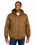 Men's Tall ClimaBloc® Heavyweight Hooded Full-Zip Jacket Duck Brown