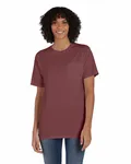 Unisex Garment-Dyed T-Shirt with Pocket Cayenne