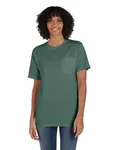Unisex Garment-Dyed T-Shirt with Pocket Cypress Green