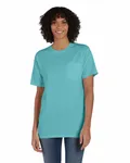Unisex Garment-Dyed T-Shirt with Pocket Mint