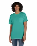 Unisex Garment-Dyed T-Shirt with Pocket Spanish Moss