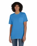 Unisex Garment-Dyed T-Shirt with Pocket Summer Sky