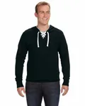 Adult Sport Lace Jersey Hood BLACK