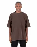 Adult Garment-Dyed Drop-Shoulder T-Shirt MOCHA