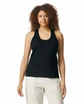 Débardeur à dos nu Softstyle CVC pour dames Pitch Black