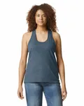 Débardeur à dos nu Softstyle CVC pour dames Brume noire