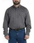 Men's Utility Lightweight Canvas Woven Shirt TITANIUM