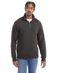 Unisex-Sweatshirt mit Viertel-Reißverschluss Neue Eisenbahnlinie