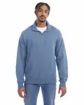 Unisex-Sweatshirt mit Viertel-Reißverschluss Salzwasser