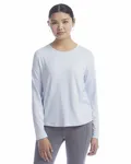 Maglietta a maniche lunghe Cutout da donna COLLAGE BLU