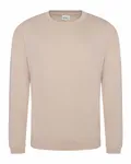 Adult Midweight College Crewneck Sweatshirt NUDE