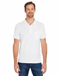 Polo à poches en coton Valiant Snag Protect pour hommes BLANC