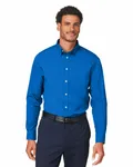 CrownLux Performance® Herren Spencer Poplin Hemd FRNCH BLU MLNGE
