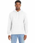 Perfect Sweats Pullover Hooded Sweatshirt WHITE
