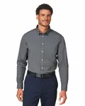 CrownLux Performance® Herren Spencer Poplin Hemd GRAPHIT-MELANGE