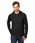 Unisex JAQ Stretch Performance Hooded T-Shirt BLACK