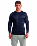 T-shirt technique unisexe à manches longues avec panneaux NAVY FRANÇAISE