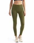 Ladies' Mesh Pocket Danica Leggings Olive