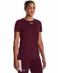 Maglietta Under Armour Team Tech da donna Marrone