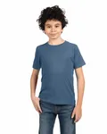 Next Level Apparel Ragazzi Giovani Cotone Equipaggio Jean blu