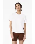 Maglietta da Donna da 170 g, Peso Elevato BIANCO