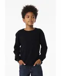 Jugend 170 g Heavyweight Long Sleeve T-Shirt SCHWARZ
