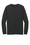 Gildan Softstyle CVC Long Sleeve Tee 64440CVC Pitch Black Mist