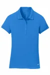 Polo Nike Dri-FIT Solid Icon Pique Modern Fit Donna. 746100 Azzurro fotografico