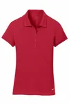 Polo Nike Dri-FIT Solid Icon Pique Modern Fit Donna. 746100 Rosso palestra