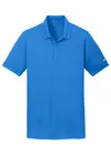 Nike Dri-FIT Solid Icon Pique Modern Fit Polo. 746099 Helles Foto Blau