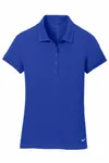 Polo Nike Dri-FIT Solid Icon Pique Modern Fit Donna. 746100 Blu reale intenso