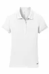 Polo Nike Dri-FIT Solid Icon Pique Modern Fit Donna. 746100 BIANCO