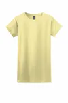 Gildan - T-shirt ajusté Softstyle pour dames La soie de maïs