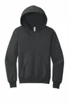 Bella + Canvas Youth Sponge Fleece Pullover Hooded Sweatshirt Dark Grey Heather