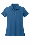 Brooks Brothers Polo donna in cotone Pima Pique BB18201 Charter Blue