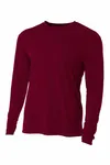 A4 Cooling Performance Long Sleeve Tee A4N3165 Maroon