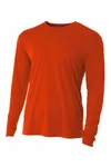 A4 Cooling Performance Long Sleeve Tee A4N3165 Athletic Orange