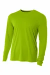 A4 Cooling Performance Long Sleeve Tee A4N3165 Lime