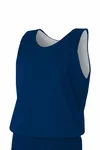 A4 Sprint Beidseitig tragbares Mesh-Tank A4NF1270 Marineblau/Weiß