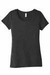 Bella + Canvas - Maglietta da Donna in Triblend a Maniche Corte Triblend antracite-nero